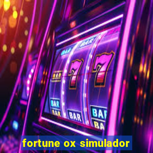 fortune ox simulador